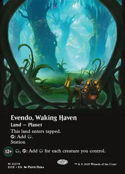 1x - Evendo, Waking Haven - (borderless #279) - Edge of Eternities - NM MTG - Image 1