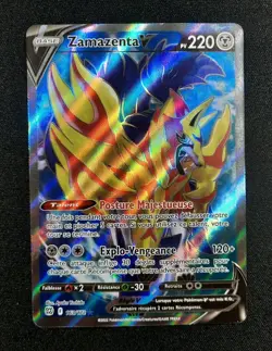 Carte Pokemon : Zamazenta V Full Art 2022 Stars Etincelantes 163/172 NM 🇲🇫 - Image 1