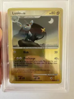 2009 Pokemon - Luxio Reverse Holo - Platinum Arceus 43/99 - PSA 9 Mint! Nintendo - Image 3