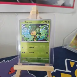 Pokemon Pansage 004/086 Master Ball Reverse Holo Black Bolt - Image 1