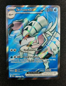 Carte Pokemon : Sarmurai Ex Full Art 2023 Faille Paradoxe 221/182 NM 🇲🇫 - Image 1