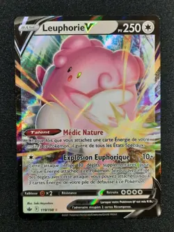 Carte Pokemon : Leuphorie V Ultra Rare 2021 Regne De Glace 119/198 NM 🇲🇫 - Image 1