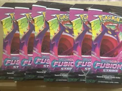 Pokemon TCG Fusion Strike Sleeved Booster Pack - 6 Packs ✅ Brand New - Image 1
