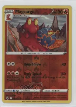 Magcargo Reverse Foil Pokemon Sword & Shield Fusion Strike #035 - Image 1