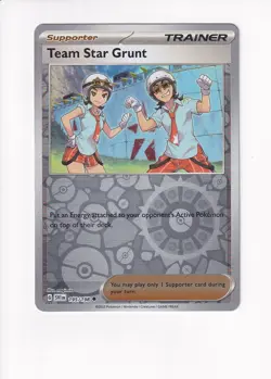 2023 POKEMON SCARLET & VIOLET REVERSE HOLO TEAM STAR GRUNT (PdC) - Image 1