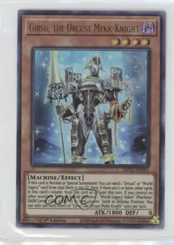 Girsu the Orcust Mekk-Knight 1st Ed. YuGiOh Tin of Ancient Battles #MP21-EN056 - Image 1