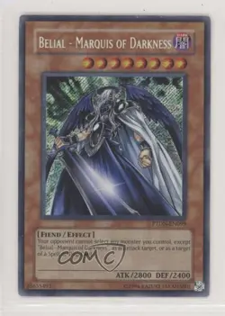 Belial - Marquis of Darkness 1st Ed. YuGiOh Phantom #PTDN-EN099 2008 - Image 1