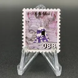 Grimer Pokemon Stamp Card Shogakukan Nintendo Japanese TCG Vintage S110-21 - Image 1
