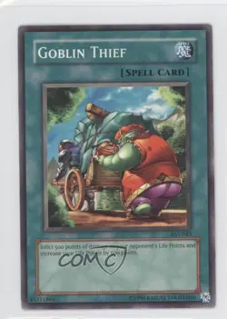 Goblin Thief Unlimited YuGiOh Ancient Sanctuary #AST-045 2004 0b5 - Image 1