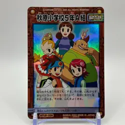 Aihara Elementary School Mega Man EXE Rock man Holo TCG Trading Card CAPCOM JP - Image 1