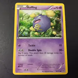 Koffing 56/135 - Pokemon Plasma Storm Common Card - Image 1
