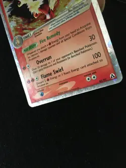 Arcanine Ex 83/92 Pokemon Card (Holo) Lightly Played W/crease - Image 3