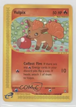 Vulpix Pokemon e-Card Series Aquapolis #116 2002 - Image 1