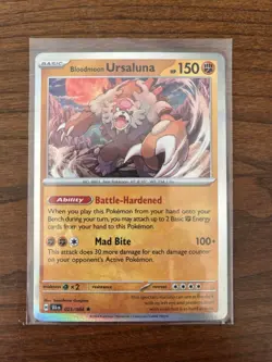 Bloodmoon Ursaluna 025/064 Sv: Shrouded Fable Holo Pokemon Pokemon Card - Image 1