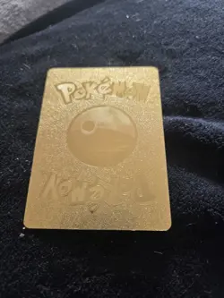 Toxtricity Vmax Rainbow Gold Foil Fan Art Vinyl Textured Collector Pokemon Card - Image 2