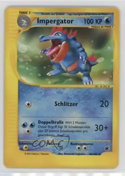 Feraligatr Pokemon e-Card Series Expedition #46 2002 - Image 1