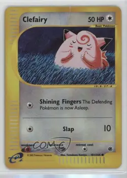 Clefairy Reverse Foil Pokemon e-Card Series Expedition #101 2002 - Image 1
