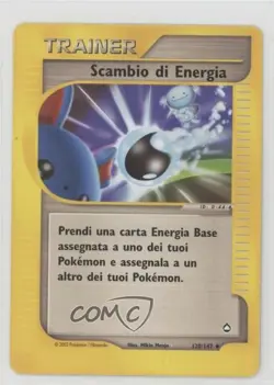 Energy Switch Italian Pokemon e-Card Series Aquapolis #120 2002 - Image 1