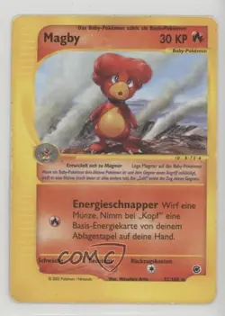 Magby German Pokemon e-Card Series Expedition #52 2002 - Image 1