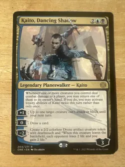 1x Kaito, Dancing Shadow NM Eng MTG - Phyrexia: All Will Be One - Image 1