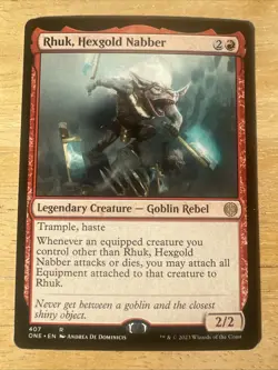 Rhuk, Hexgold Nabber (407) Phyrexia: All Will Be One ONE MTG Magic - Image 1