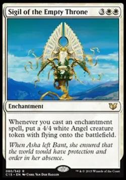 Sigil of the Empty Throne - Medium Play MTG Commander 2015 - Image 1