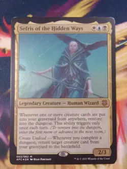 Sefris of the Hidden Ways Mythic Foil MTG Commander 2021 Forgotten Realms - Image 1