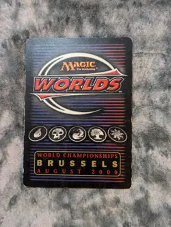 Brainstorm Magic The Gathering MTG Gold Border Championship Brussels 2000 - Image 2