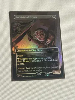 Archivist of Oghma Foil x1 #874 - Baldur's Gate D&D 50th Secret Lair Bonus Card - Image 1