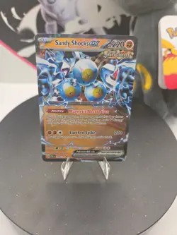 X4 Playset - Sandy Shocks ex 108/182 Sv04: Paradox Rift Holo - Pokemon - Image 2