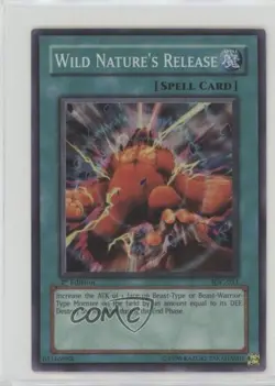 Wild Nature's Release 1st Ed. YuGiOh Invasion of Chaos #IOC-033 2004 u3f - Image 1