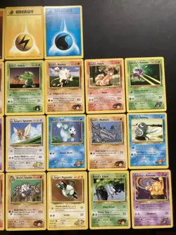 Pokemon Cards Gym Heroes x 30 Job Lot Bundle Good Condition WOTC - Image 4