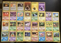 Pokemon Cards Gym Heroes x 30 Job Lot Bundle Good Condition WOTC - Image 2