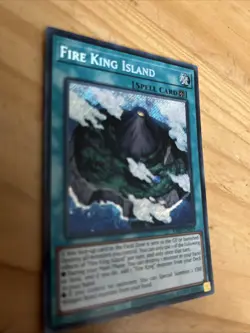 Fire King Island RA03-EN059 Ultra Rare 1st Edition YuGiOh TCG Card - Image 2