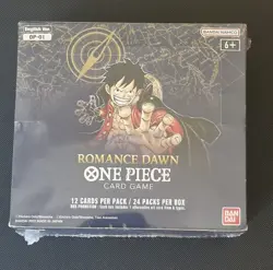 One Piece Card Game Op01 Romance Dawn Booster Box Blue Bottom Sealed - Image 2
