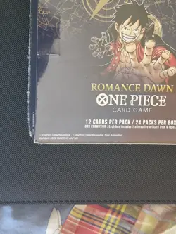 One Piece Card Game Op01 Romance Dawn Booster Box Blue Bottom Sealed - Image 3