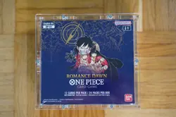 One Piece Card Game Op01 Romance Dawn Booster Box Blue Bottom Sealed - Image 1