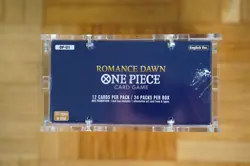 One Piece Card Game Op01 Romance Dawn Booster Box Blue Bottom Sealed - Image 4