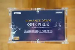 One Piece Card Game Op01 Romance Dawn Booster Box Blue Bottom Sealed - Image 5