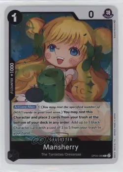 2023 One Piece Card Game: Awakening of the New Era OP05 R Mansherry #OP05-088 - Image 1