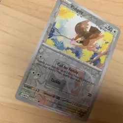 Pokemon Card Pidgey 016/165 151 Play! League Stamp Promo Reverse Holo Near Mint - Image 3