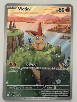 Victini 208 Sv: Scarlet & Violet Promo Cards Holo Card Jumbo NM - Image 1