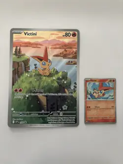 Victini 208 Sv: Scarlet & Violet Promo Cards Holo Card Jumbo NM - Image 3