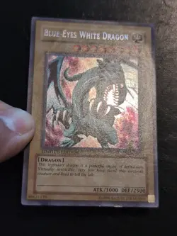 Yu-Gi-Oh! SECRET RARE CARD BLUE-EYES WHITE DRAGON BPT-003 MP - Image 2