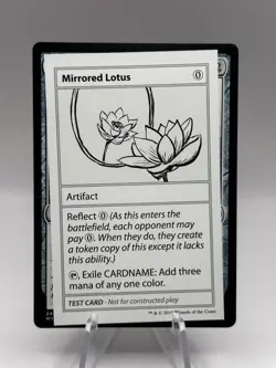 Mirrored Lotus (No PW Symbol) Mystery Booster Playtest Card MTG NM - Image 1