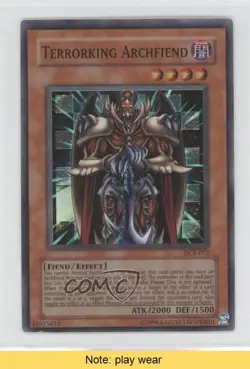 Terrorking Archfiend Unlimited YuGiOh Dark Crisis #DCR-072 2003 READ 0j6 - Image 1