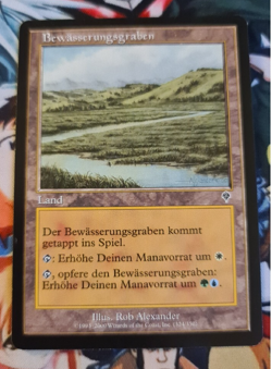 MTG Irrigation Ditch Nm German Card Magic the Gathering Invasion 328/350 Karte - Image 1