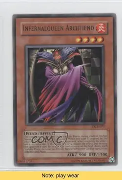 Infernalqueen Archfiend (R) Unlimited YuGiOh Dark Crisis #DCR-071 2003 READ 0b5 - Image 1