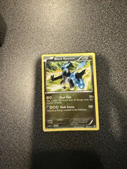 Black Kyurem Boundaries Crossed 100/149 Cracked Ice Glass Holo Pokemon Card - Image 2