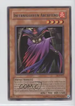 Infernalqueen Archfiend (R) Unlimited YuGiOh Dark Crisis #DCR-071 2003 fm0 - Image 1